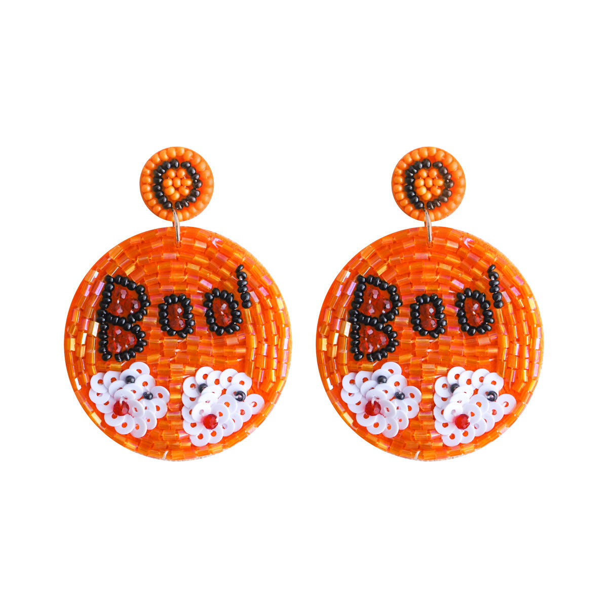 Alloy Halloween Pumpkin Ghost Earrings (Minimo de Compra 2) MIC-JiqQ007