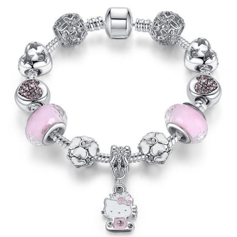 Alloy DIY Pandora Cartoon Bracelet MIC-LiY029