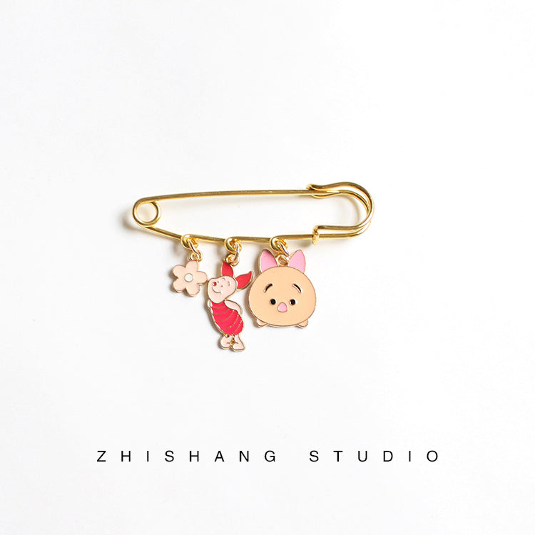 Alloy cartoon bear brooch (Minimo de Compra 2)  MIC-ZhiS040