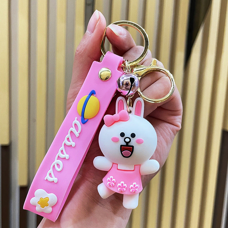 PVC cute teddy bear keychain MIC-FangM001