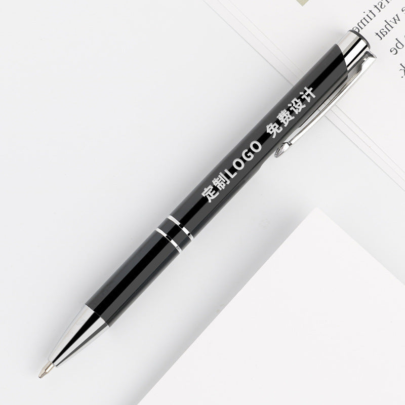 Ballpoint Pen Metal Simple Press Pen JingL004