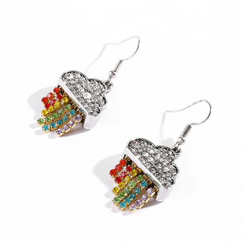 popular cloud earrings tassel  zhongyi016