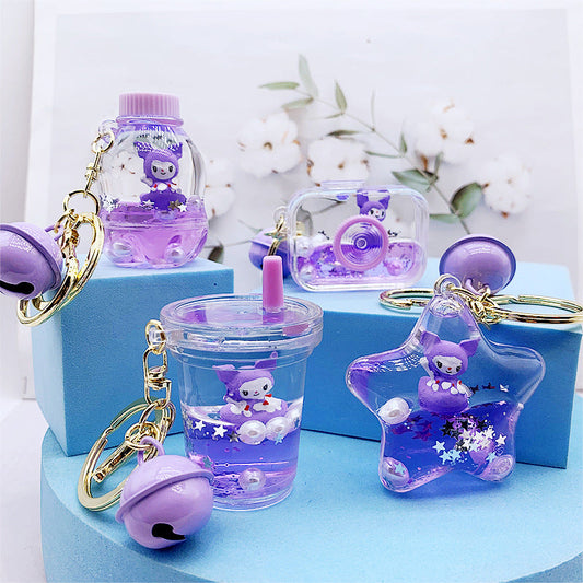 Keychains Acrylic Doll Baby Pendant Drift Bottle MOQ≥2 DMF021