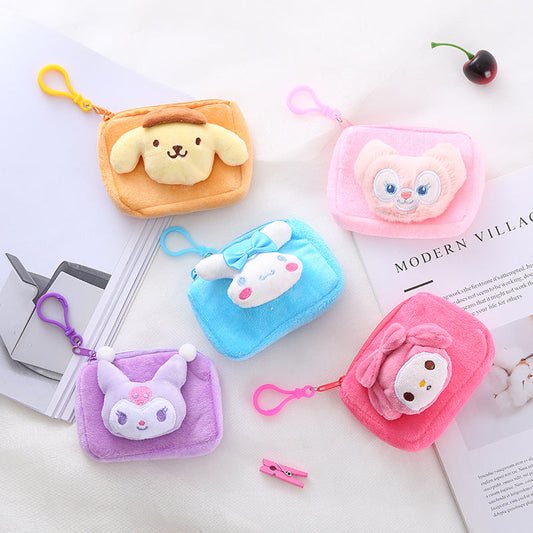 Cotton zipper certificate small coin purse Minimo de compra 5 MIC-JiaW002