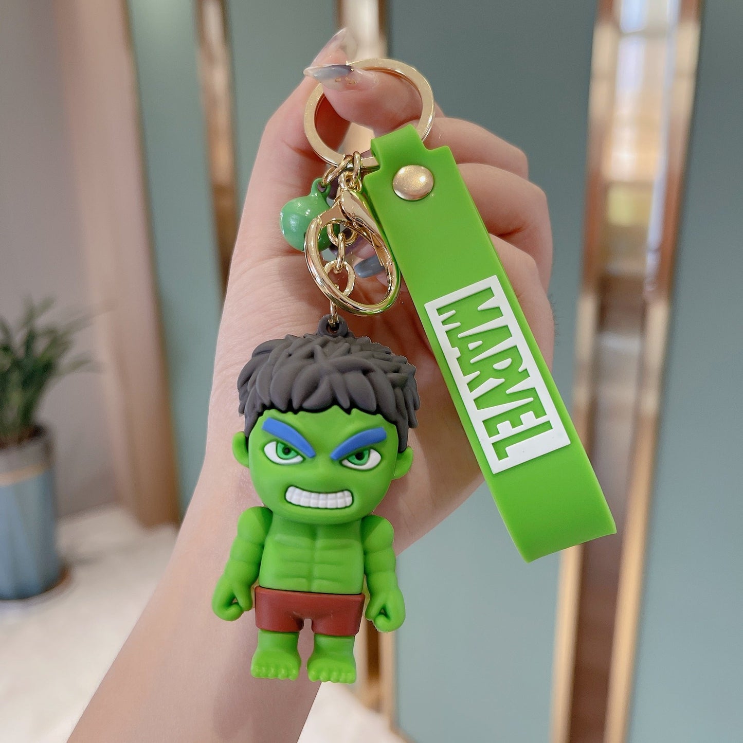 pvc silicone animation keychain （F) MIC-MRan006