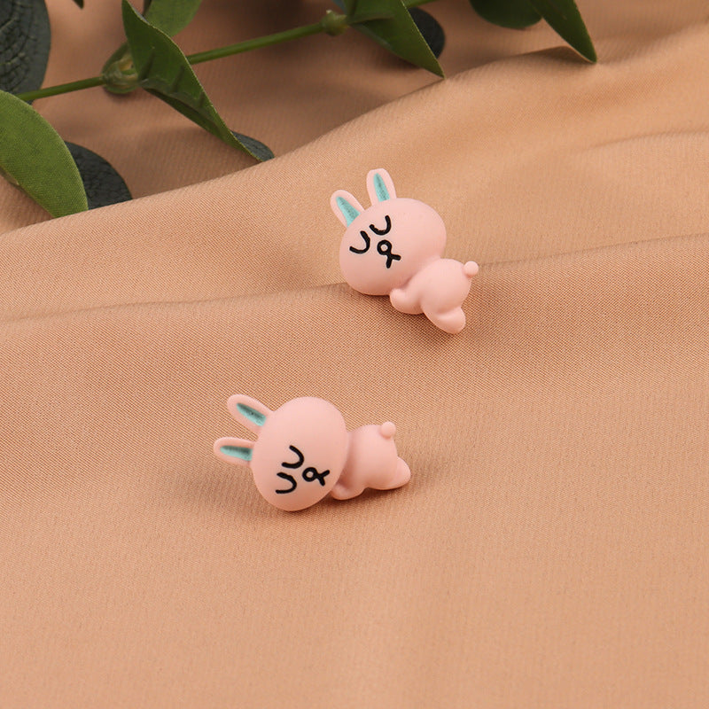 Alloy animal bow earrings （Minimo de compra 2） MYA-FuZ008