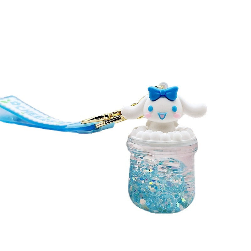 Keychains Acrylic Hardware Quicksand Bottle (S) DMF007