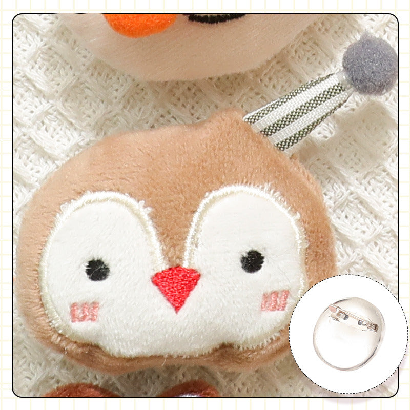 Plush cartoon cute brooch MYA-ZhanY005