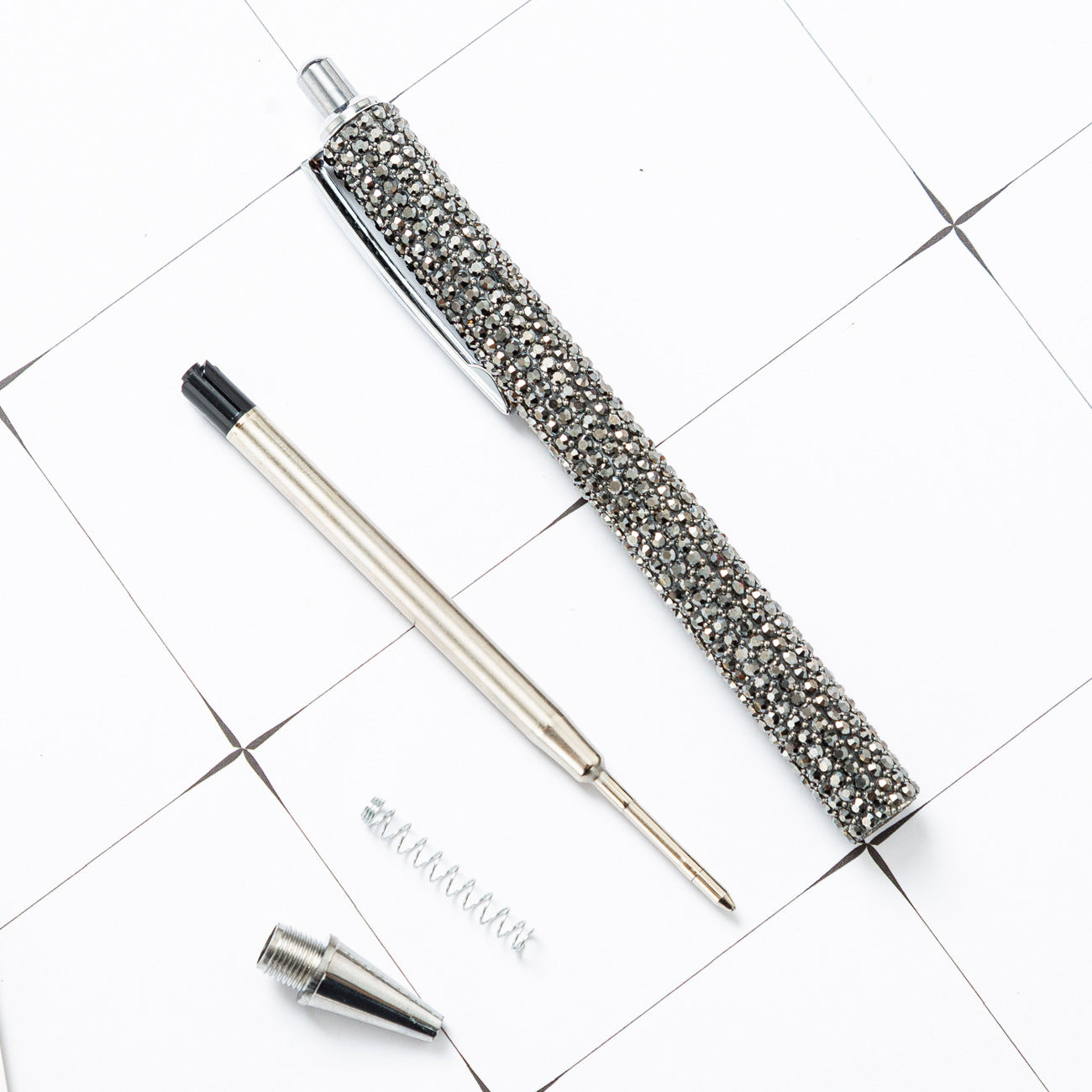 Metal Rhinestone Ballpoint Pen Huah021