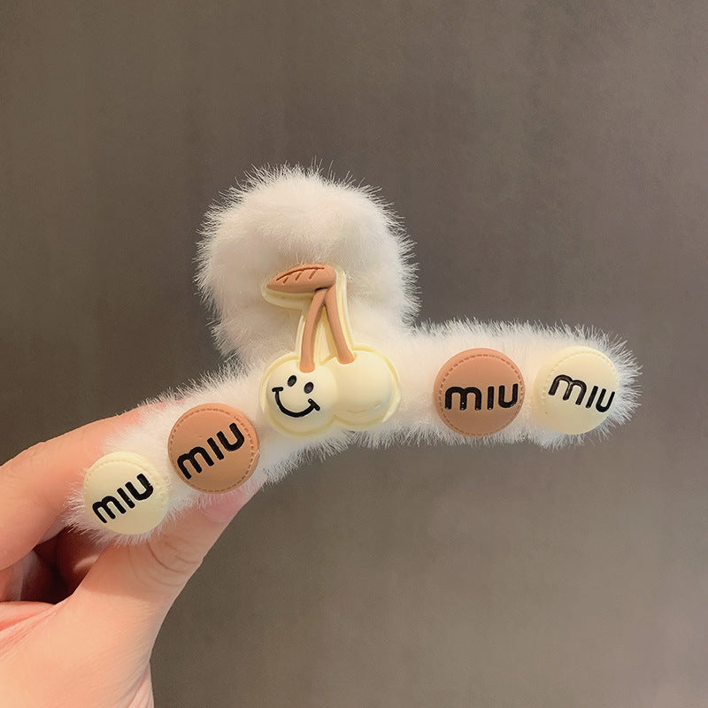 Plush cartoon cute hair clip (Minimo de compra 2) MYA-MiaoD003