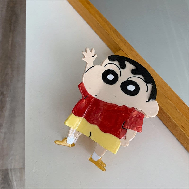 Plastic Crayon Shin chan Hair Clip MIC-YHJ007