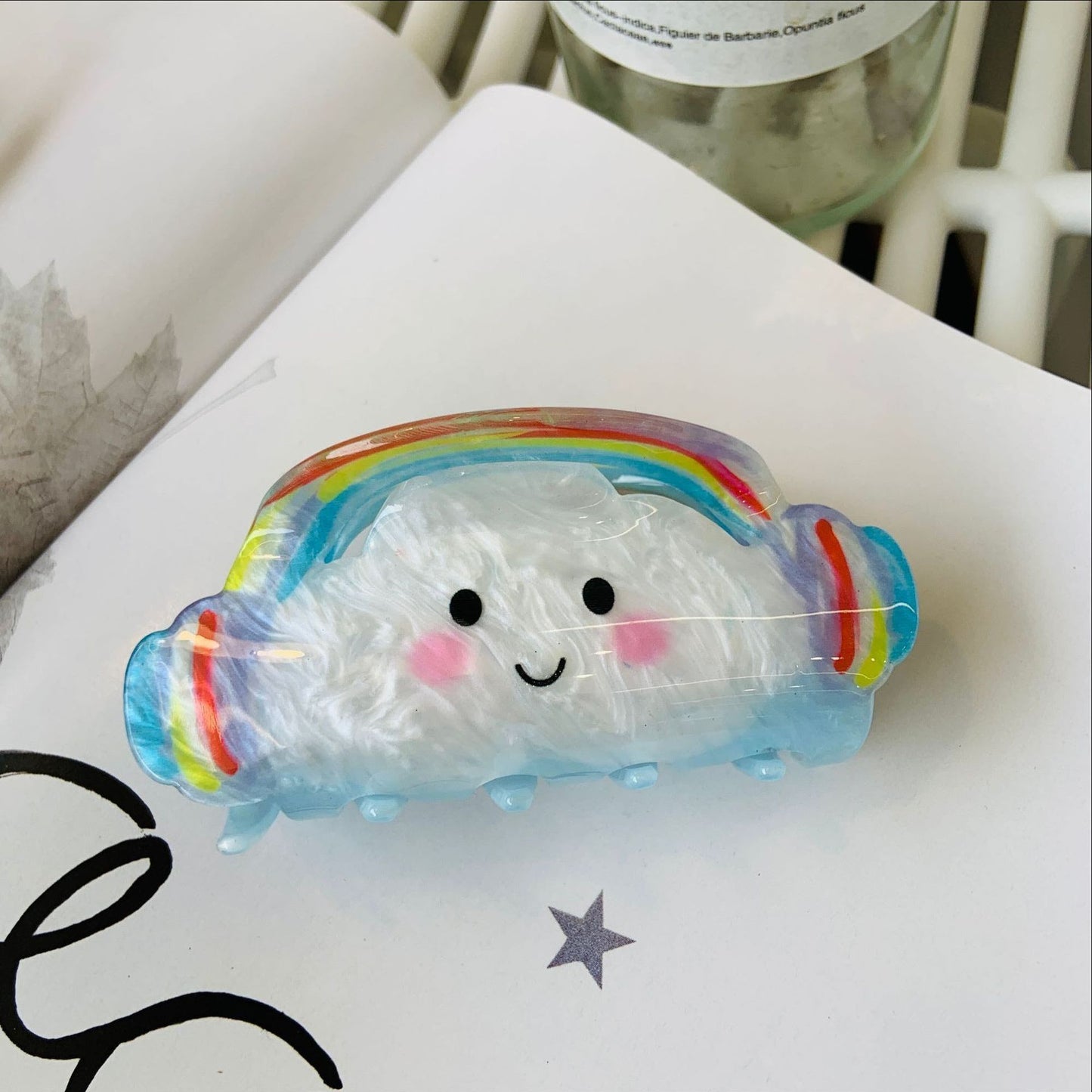 Plastic bunny shark hair clip (Minimo de Compra 2) MYA-AZX009