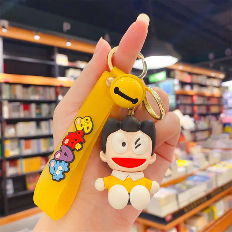 PVC cute robot cat doll keychain （Minimo de compra 2） MYA-YouM007