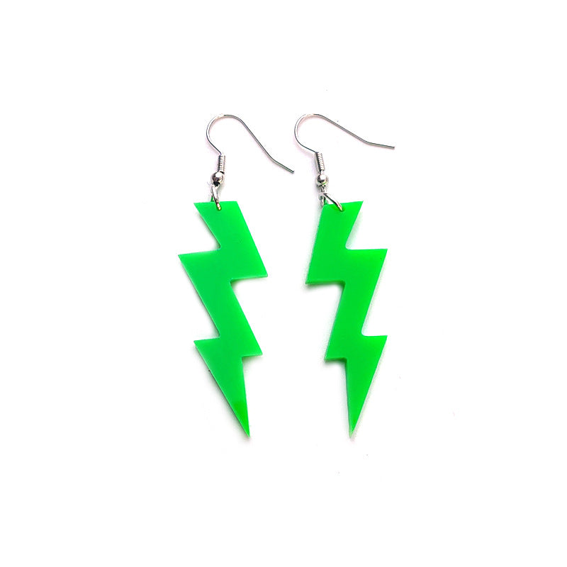 Acrylic Lightning Earrings MYA-QiuG013