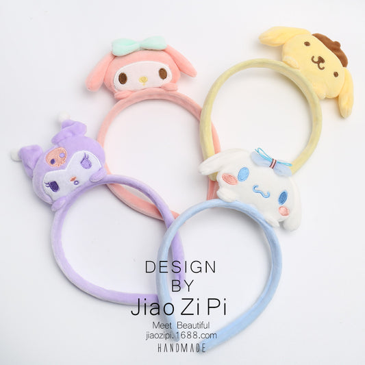 Plush cartoon cute hair hoop (Minimo de Compra 2) MIC-JZP007