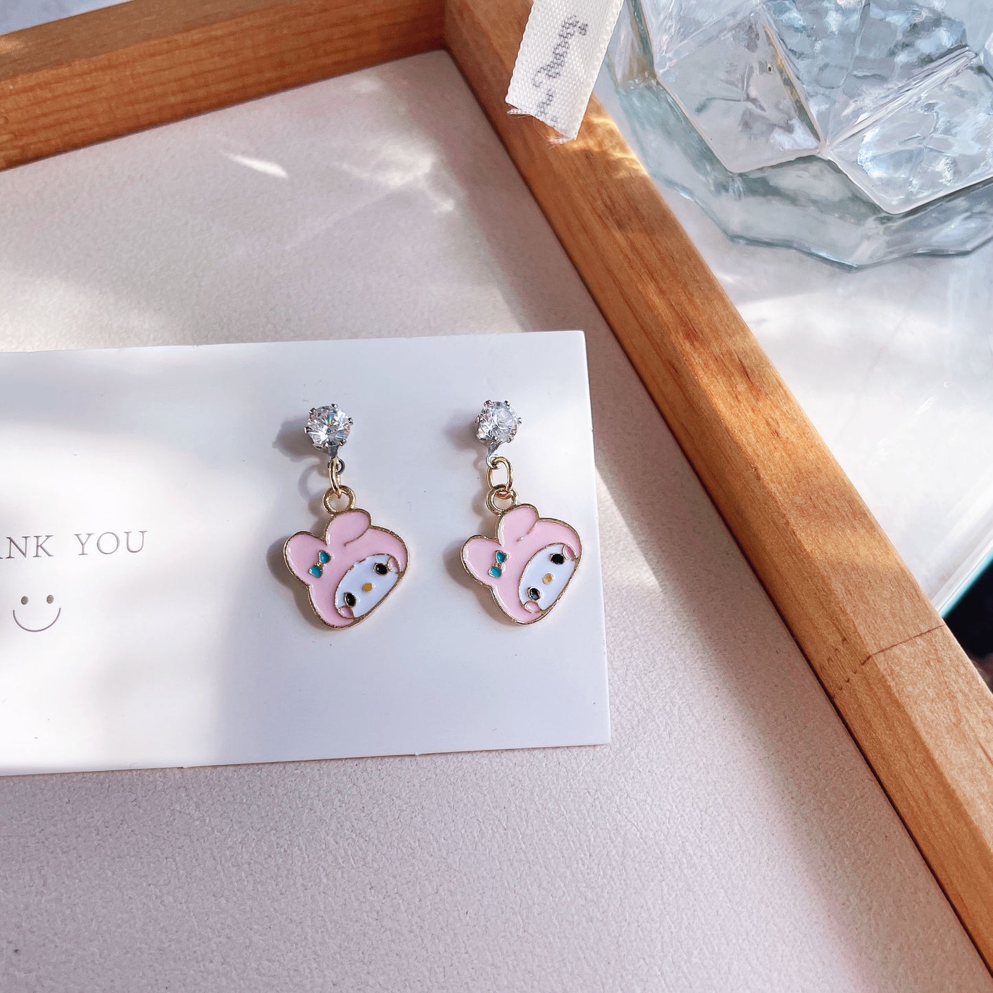 Alloy Sweet Personalized Cartoon Earrings YiJ030