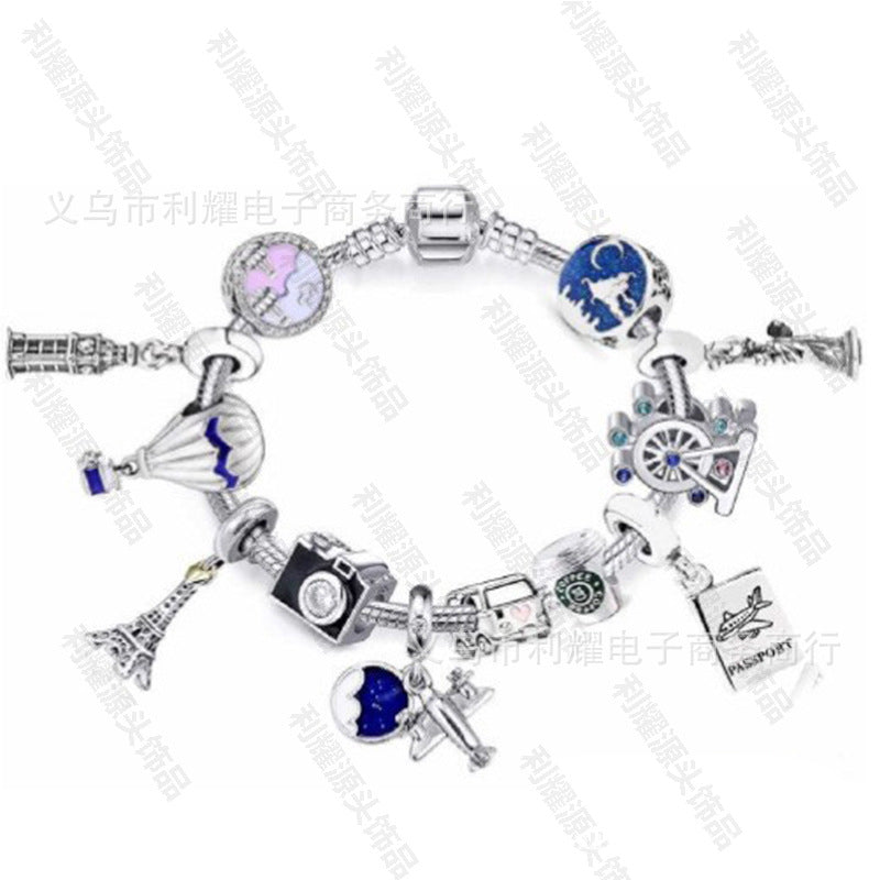 Alloy DIY Pandora Cartoon Bracelet MIC-LiY032