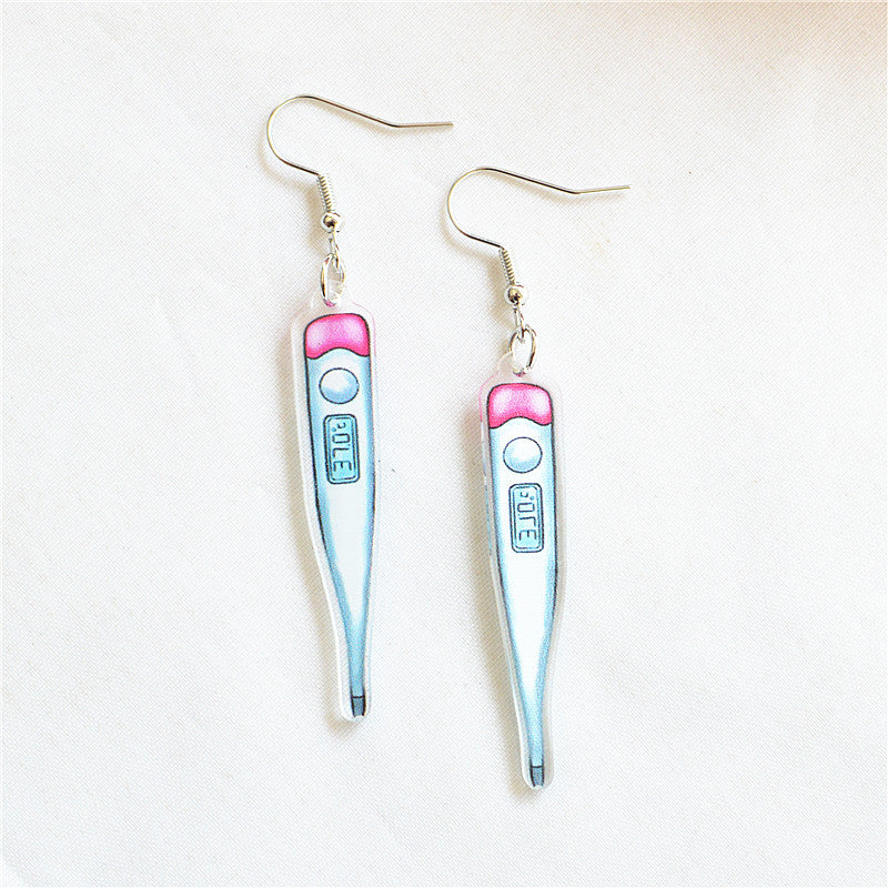 Acrylic funny medical earrings MIC-XieN055