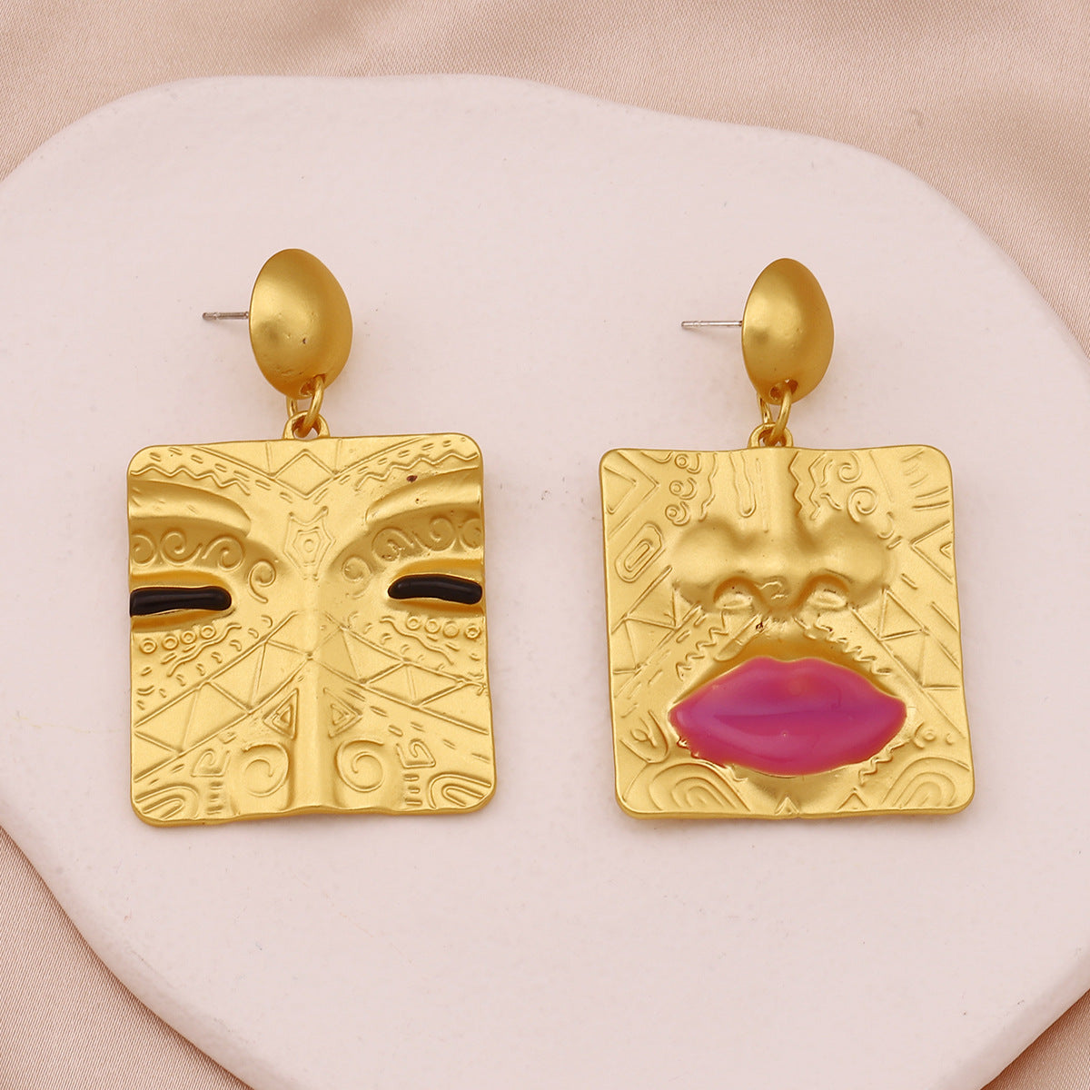 Alloy retro facial earrings MIC-YueL020