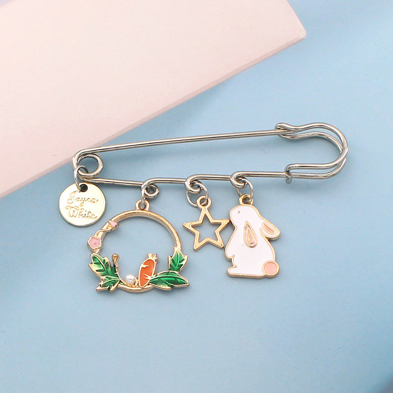 Alloy cartoon animal brooch (Minimo de compra 2) MIC-LiY008