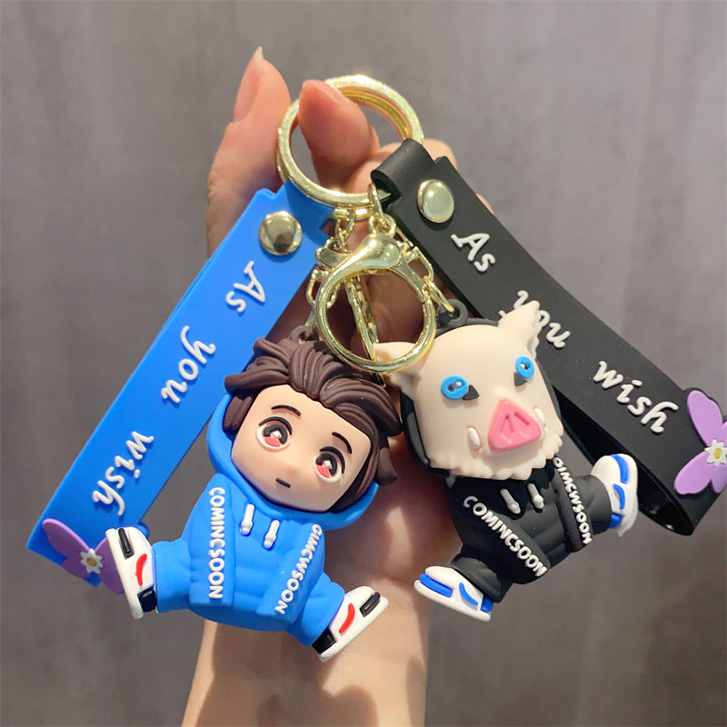 PVC3D three-dimensional exquisite keychain (Minimo de Compra 3) MIC-LangD004