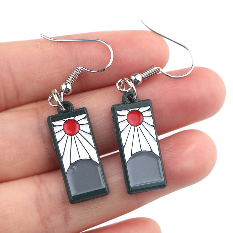 Alloy anime cartoon earrings (Minimo de Compra 5) MYA-KuB026