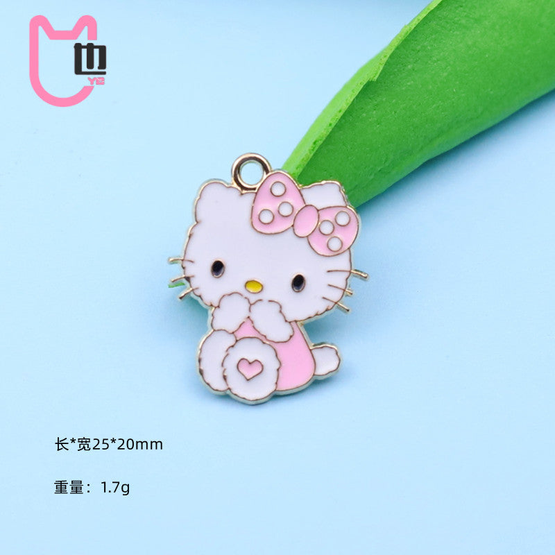 Alloy cartoon cute Katie accessories (Minimo de compra 10) MIC-ZeY004