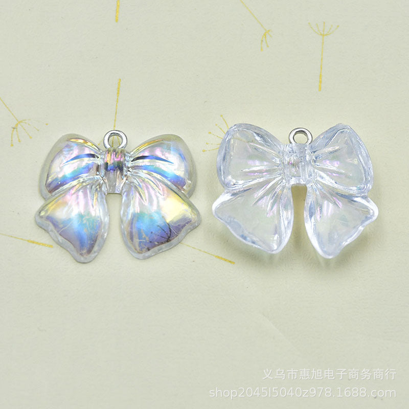 Resin AB colored bow accessories MIC-HuiX003