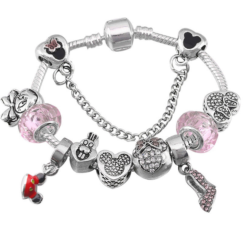 Alloy DIY Pandora Cartoon Bracelet MIC-LiY029