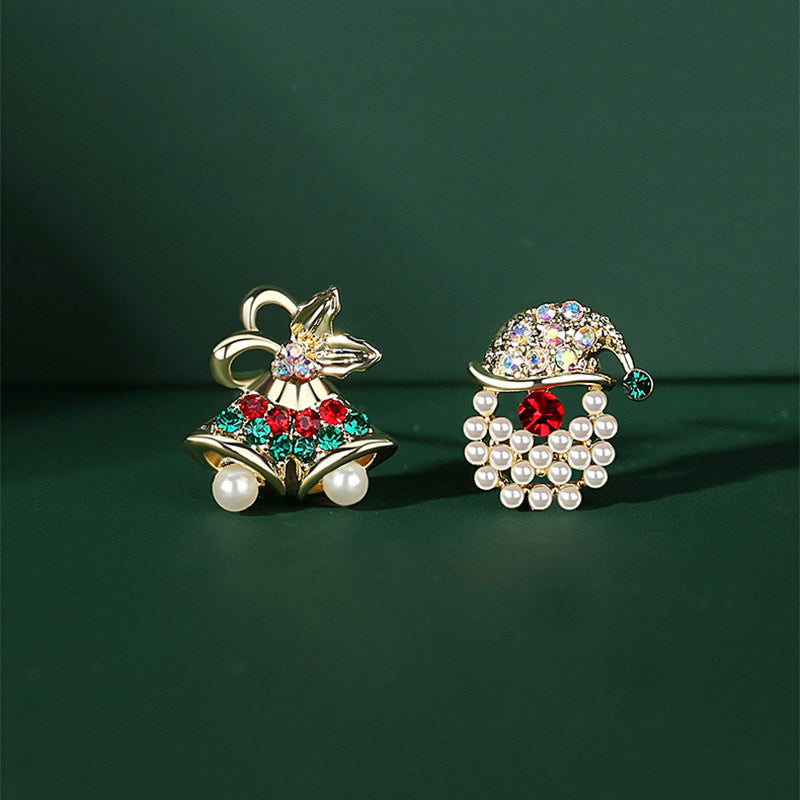 Alloy Christmas series earrings (Minimo de Compra 2) MYA-DuoL010