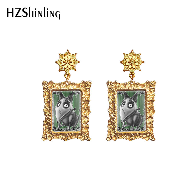 Alloy American Independence Day Earrings (Minimo de compra 5) MYA-XiangL060