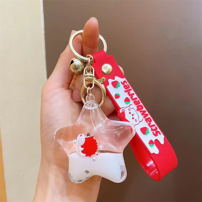 Keychains PVC Acrylic Hardware Cute Cartoon Drift Bottle (M) MOQ≥2 MIC-KC-MeiY009