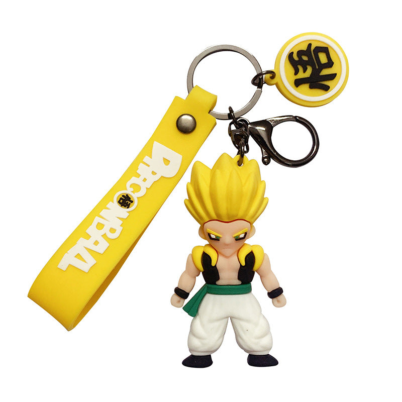 PVC cartoon Monkey King keychain MIC-OuS006