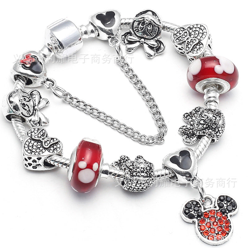 Alloy DIY Pandora Cartoon Bracelet MIC-LiY029