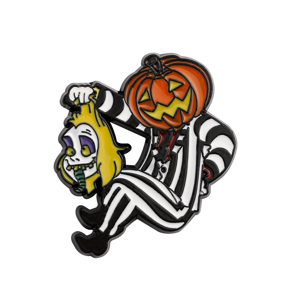 Alloy Halloween pumpkin brooch (Minimo de Compra 2) MIC-ShengY042