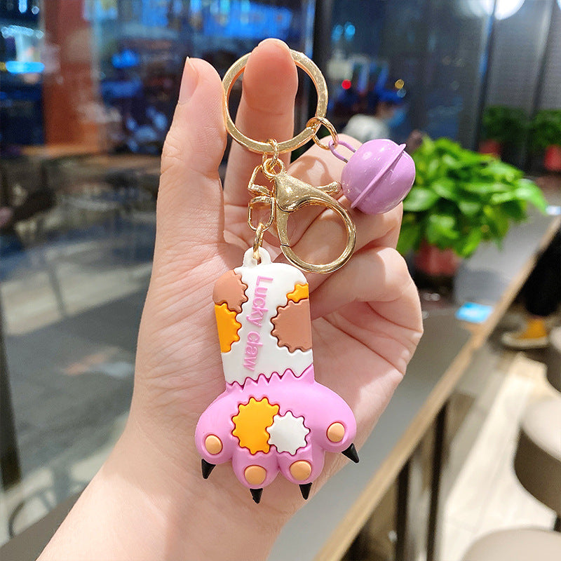 PVC Bixin Cat Claw 3D Keychain MIC-MLZ024