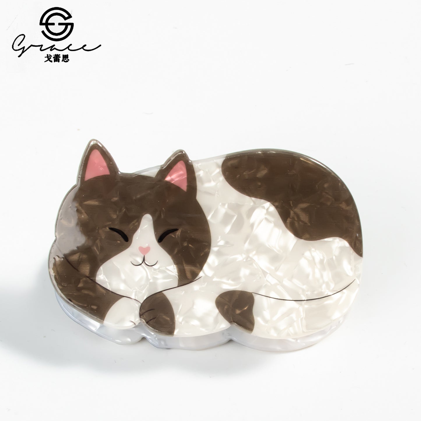 PVC cartoon cat hair clip MIC-GLS009