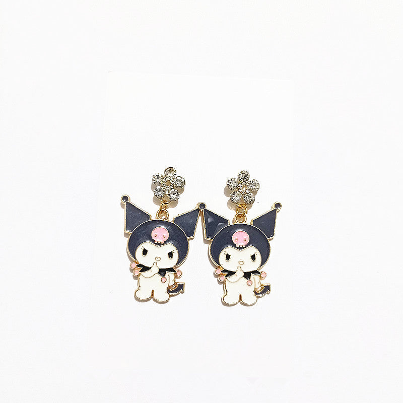 Resin Play Cartoon Earrings MYA-BXX005