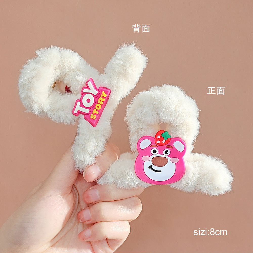 Plush cartoon cute hair clip MYA-WoD005