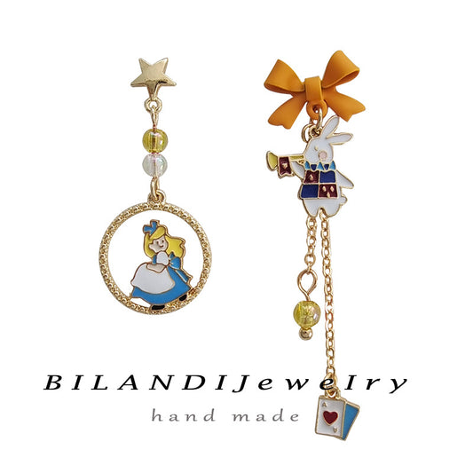 Alloy Sweet and Sweet Alice Earrings (Minimo de Compra 2) MIC-BLD048