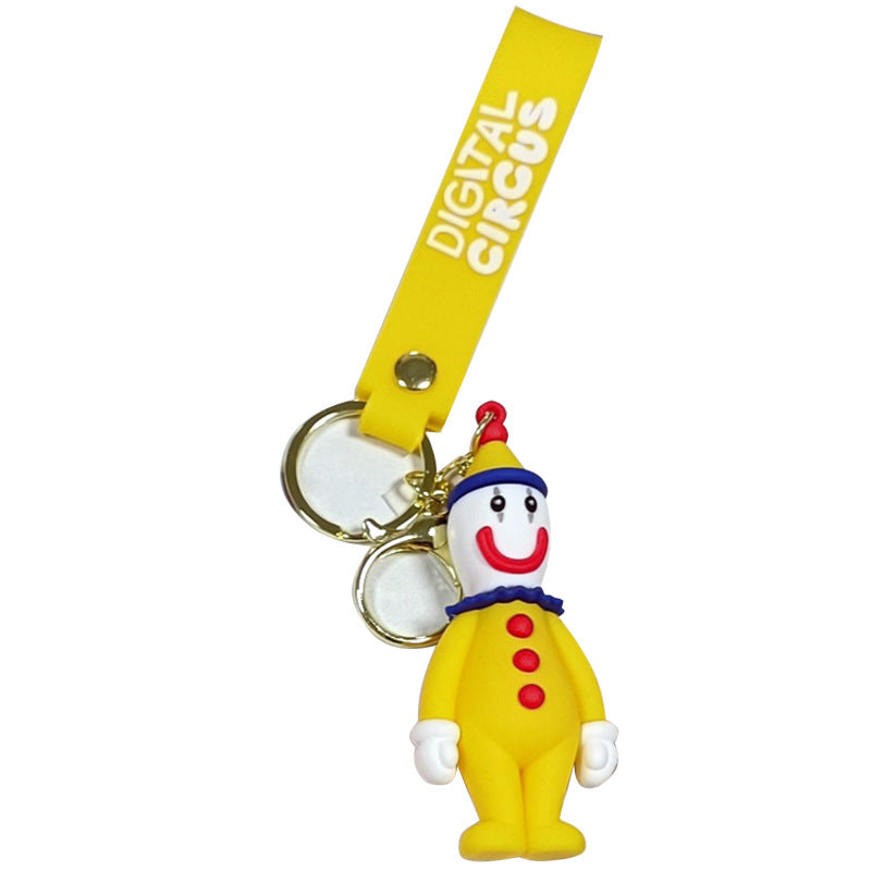 PVC cartoon digital circus keychain MYA-MLZ030