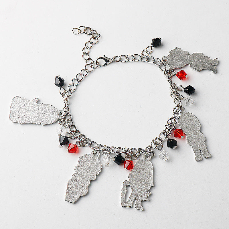 Alloy cartoon character combination bracelet MYA-AiWen008