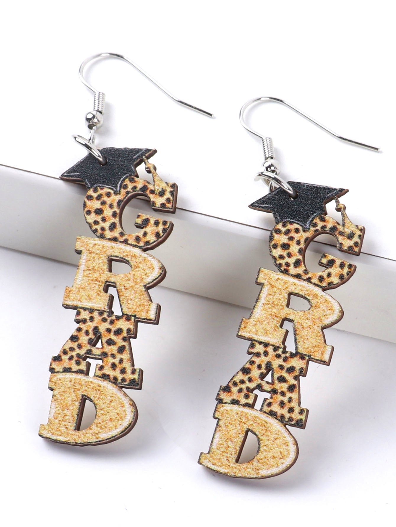 Acrylic English alphabet Pencil Earrings MIC-ChouD014