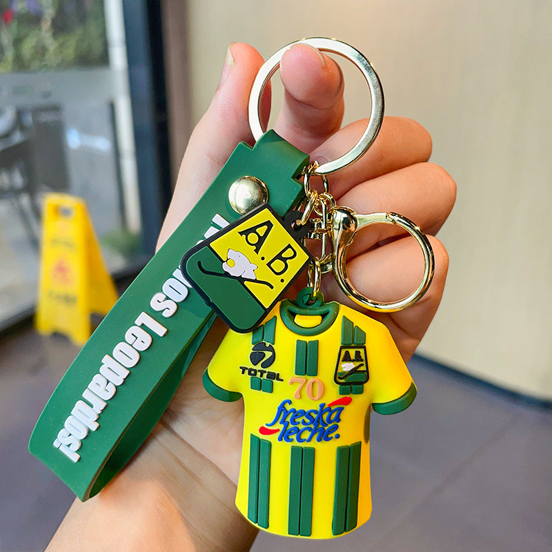 Silicone World Cup Jersey Keychain MIC-KC-LeZi008