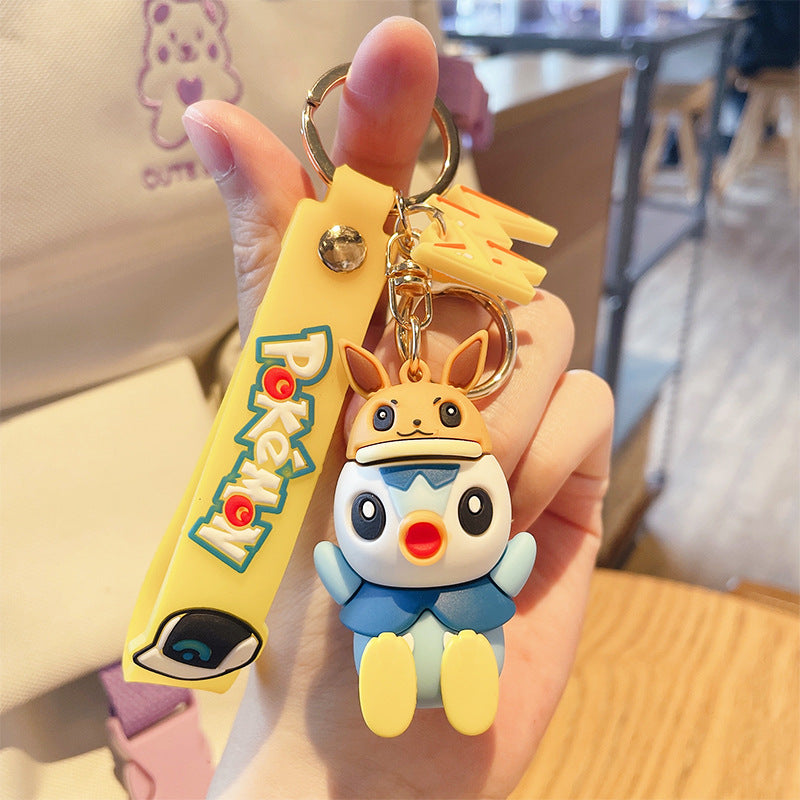 PVC cross dressing duck keychain MYA-JinG052