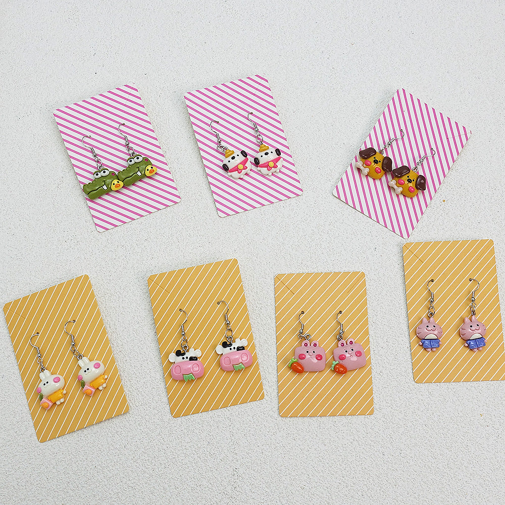 Resin Funny Earrings MIC-MingC019