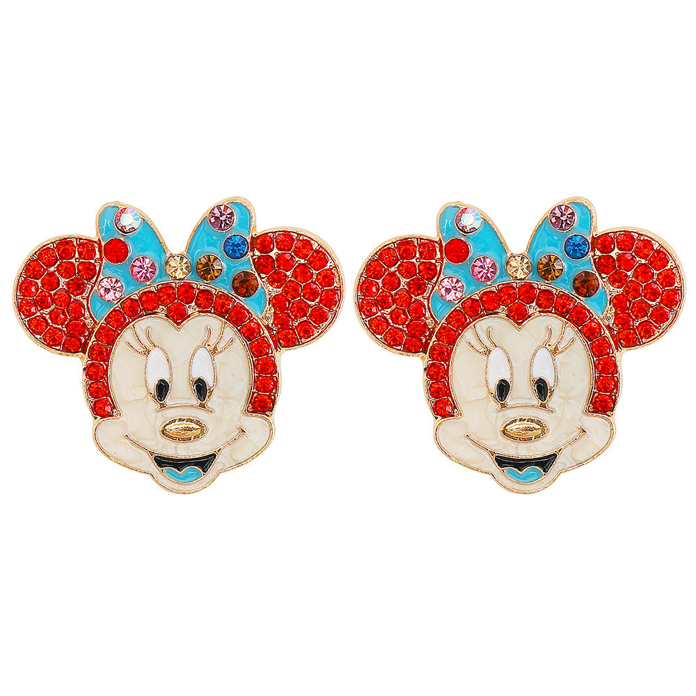 Alloy cartoon animal earrings MIC-JuJ003