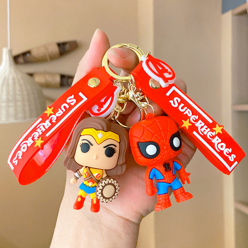 keychain pvc cartoon glue doll Minimo de compra 2 YDao005