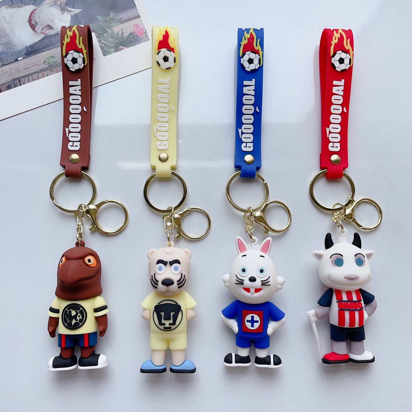 Cartoon Anime Cute Animal Keychain JuShu002