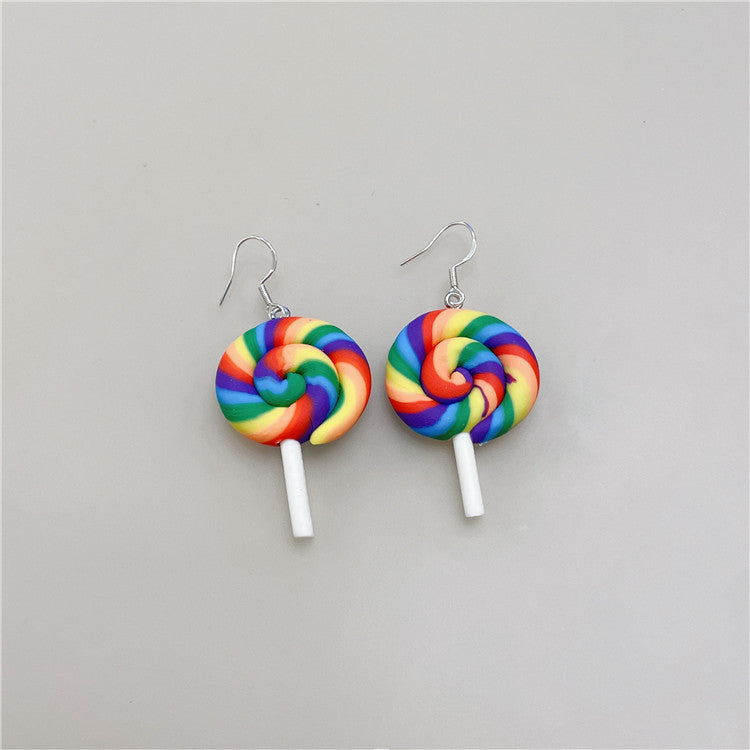 Acrylic cartoon bow earrings MIC-WWHM036